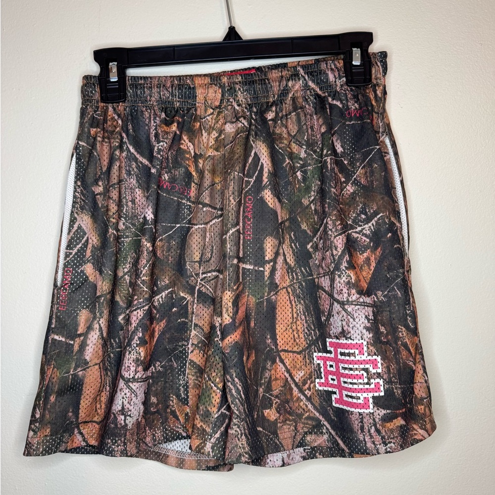 Eric Emanuel EE Camo Mesh Shorts Size M Made in‎ New York